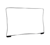 LLHCF A1398 Display Rubber Frame LCD Screen Middle Frame Bezel For 15" A1398 2012-2016 Year