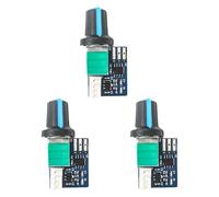 LLHCF Adjustable Fan Speed Controller For 12V Computer Case Fans 4Pin Single Channel Quiet Cooling Performances
