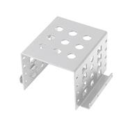 LLHCF Aluminum 4 Bay 2.5 In SSD To 3.5in Bracket Adapter 2.5 In To 3.5 Floppy Hard Drive Disk Mounting Converter