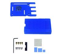 LLHCF Aluminum Alloy Metal Case Enclosure Box For RPI 4 Model B With Effective Cooling