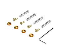 LLHCF Aluminum Alloy Screw Set Colorful Anodized For Computer Case CPU Cooling Fans Screws Lock Nut 4PCS