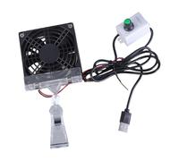 LLHCF Aquarium Cooling Fan Multi Angles Temperature Control Water Coolers Farming Fish Tanks Adjustable Low Noise Chiller Fan