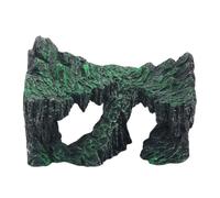 LLHCF Aquariums Resin Rockery Figurine Fishtanks Ornaments Shrimp Hideouts House Landscape Cave Fishtanks Underwater Safe Decors