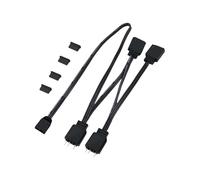 LLHCF ARGB Extension Cord Connector Cable 5V 3Pin 1 Female To 4 Male Cord For PC Fan Cooling Accessories Cable For PC