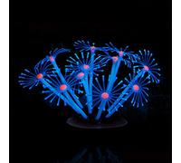 LLHCF Artificial Coral Plant Silicone Ornaments With Suction Cup Aquarium Decor For Fish For Tank Landscape Decoration Artificial Calla