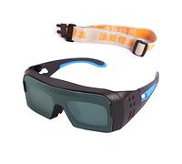 LLHCF Auto Darkening Welding Glasses Solar Power For Electric Welding Argon Welding Cutting And Grinding Welding Equipment Welding Glasses Protective Welders Glasses Solar Power Auto Darkening