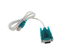 LLHCF Black USB To RS232 RS-232(DB9) Cable Standard Adapter Converter For PC