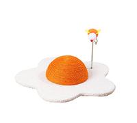 LLHCF Board Scratch Toy Sisal Balls CatToy Teaser Stick Interactive Toy Spring CatToy Teaser Wand