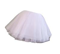 LLHCF Breathable Polyester Girls Skirt 40cm Layered Underskirt For Special Occasion And Formal Event Multi Purpose White Bridal Petticoat