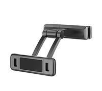 LLHCF Car Headrest Tablet Mount Holder For Smartphones Tablets Headrest Posts Width Adjustable 4.7in-12.3in(Black)