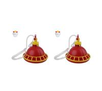 LLHCF Chick Feeder Chicken Feeders Hanging Water Dispenser Container For Birds Small Poultry Feeding Equipment Knitting For Beginners Book