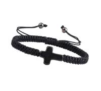 LLHCF Comfortable Pet Remembrances Crossed Adjustable Wrist Rope Memorial Jewelry Accessory For Pet Loss Hand Braiding Chain