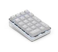 LLHCF Compactly 21 Key Mechanical Number Pad Numeric Keypad Numpad Featuring Blue Switches Ideal For Data Entry And Gaming