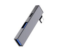 LLHCF Compactly Aluminum USB C Hubs USB3.0 Hubs Type C To Type C And Double USB Port Hubs For Versatile Devices Connectivity