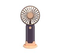 LLHCF Desk Fan Handheld Fan Quiet Air-Circulators Fan Design Small Desk Fan Powerful Fan For Staying Comfortable