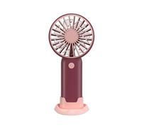 LLHCF Desk Fan Handheld Fan Quiet Air-Circulators Fan Design Small Desk Fan Powerful Fan For Staying Comfortable