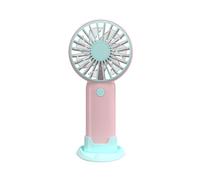 LLHCF Desk Fan Handheld Fan Quiet Air-Circulators Fan Design Small Desk Fan Powerful Fan For Staying Comfortable