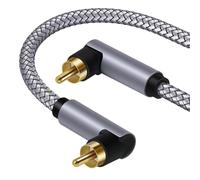LLHCF Digital Coaxial Cable 1/2/5m Male To Male Subwoofer Cable For Amplifiers Systems Home Theater Noise Reductions