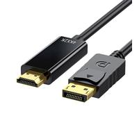 LLHCF DisplayPort HDMIcompatible Cable 1080P 4K High-Definition Adapter For Computer Monitor Connection