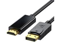 LLHCF DisplayPort HDMIcompatible Cable 1080P 4K High-Definition Adapter For Computer Monitor Connection