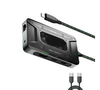 LLHCF Docking Station For DS7 Headphone Adapter PD100W 5Gbps Charging 3.5mm Auditory Type C Adapter 1000M For Game Pad