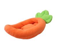 LLHCF Dog Bed Stylish Carrot Nest For Small Puppy Kitten Cartoon Basket Pet Bed Detachable Cushion For Household