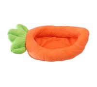 LLHCF Dog Bed Stylish Carrot Nest For Small Puppy Kitten Cartoon Basket Pet Bed Detachable Cushion For Household