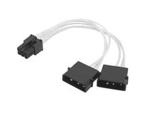LLHCF Double D 4Pin To 6 PIN GPU Adapter Wire For Graphics Card Adapter Cable For Power Supply Computer Accessories Heavy Duty Power Extension Cable