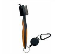 LLHCF Double Sided Golfs Club Cleaning Tool Brush With Carabiner Grooves Cleaner Golfs Brush Practical Golfs Putters Cleaner Practical Putters Cleaner