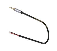 LLHCF Durability 3.5mm Male Plugs To Bare Wire 3.5mm Male Plugs To Open End Bare Wire Cable For Earphone Devices Headphone Cable Replacement