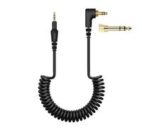 LLHCF Durability Coiled Spring Headphone Cable Cord Line Plugs For Headphones Enhances Sound Wire 120cm Coiled Spring Wire