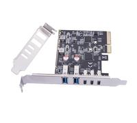 LLHCF Efficient 10Gbps USB Expansion Card 2Port USB A And 3Port Type C Port PCIE 4 Card For Enhanceds Connectivitys