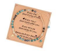 LLHCF Elegant Adherent Meet Plan Bangle Permanent Mixed Substance Jewelry for Spiritual Instances and Special Incidents Gifts for Women in Faith Community