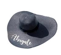 LLHCF Elegant Bride Bachelorette Party Sun Hat With Wide Brims For Beach And Garden Bachelorette Party Celebration