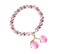 LLHCF Elegant Cherries Pendant Necklace Exaggerated Neckchain Jewelry Accessories For Modern Women Girls Party Accessory