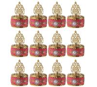 LLHCF Elegant Pagoda Themed Gift Box With Embroidery Accent For Wedding Party Decoration And Practical Storage Personalised Event Packaging Boxes