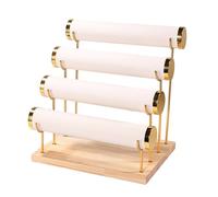 LLHCF Elegant Solid Wood Jewelry Display Stand Wood Jewelry Rack Watch Display Holder Wood