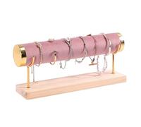 LLHCF Elegant Solid Wood Jewelry Display Stand Wood Jewelry Rack Watch Display Holder Wood