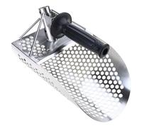 LLHCF Ergonomic Metal Detecting Sand Sifter Stainless Steel Sand Shovel For Beach Underwater Treasure