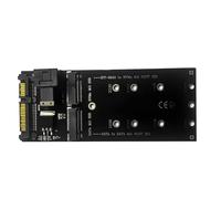 LLHCF Expansion Card NGFFs Adapter SATA3 Raiser To SATAs Adapter NVMe HDDs To SFF-8643 Expansion Card 30/42/60/80mm