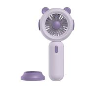 LLHCF Fan Handheld Fan USB Rechargeable Small AA Battery Operated With 3 Speed Of Cool For Travel