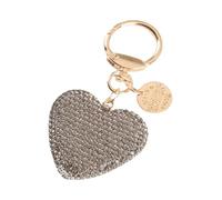 LLHCF Fashioinable Stylish Rhinestones Heart Shape Keychain Crystals Bag Ornament Car Keyring Accessory for Women Girls Gifts Fashionable Key Holder
