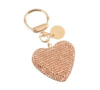 LLHCF Fashioinable Stylish Rhinestones Heart Shape Keychain Crystals Bag Ornament Car Keyring Accessory for Women Girls Gifts Fashionable Key Holder