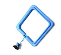 LLHCF Fish Feeding Aquarium Suspensible Feeder Small Round Square Circles With Suction Cups For Fish For Floating Fo