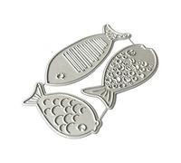 LLHCF Fish Metal Cutting Dies Stencil Scrapbooking Album Stamp Paper Card Decor Craft