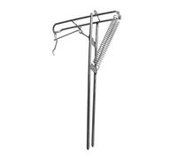 LLHCF Fishing Rod Stand Rack Folding Automatic Double Spring Angles Fishing Rod Holder Rack Ground Bracket Reservoir Gear