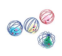 LLHCF For Cat Toy Kitten Cage Cats Mouse Interactive Toy For Indoor Cats Plush Iron Wire