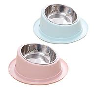 LLHCF For Dog Bowl Raised For Food Water Bowl Pets Puppy Small Dogs 15° Tilted Raised Bowl Easier To Re
