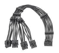 LLHCF For RTX40 Series Graphics Card 3x 4x 8Pin Male To 12VHPWR PCIE5.0 16Pin ATX3.0 600W Power Supply Cord 50CM 60CM 70CM
