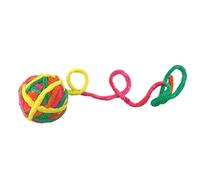 LLHCF For Yarn Balls With Inside Training Toy For Kitten Chewing Chasing Teeth Cleaning 1.97 Inch Diameter